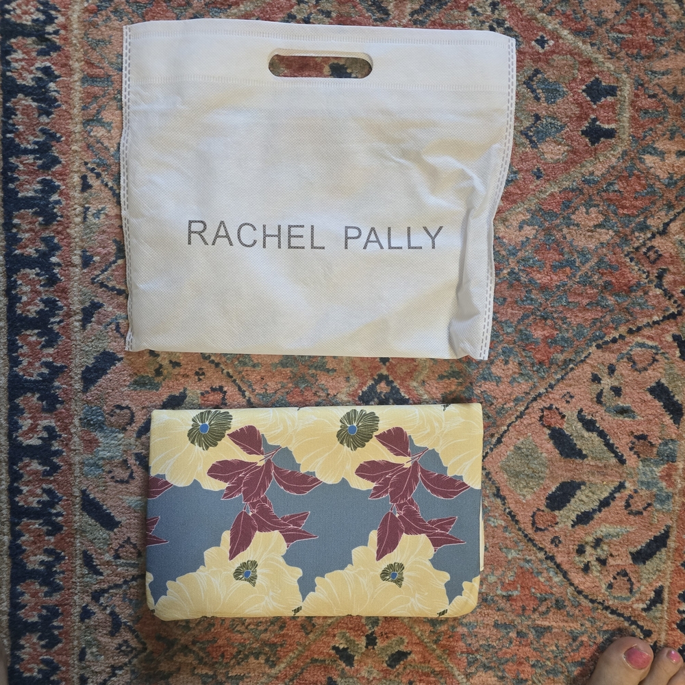 Rachel Pally Floral Clutch - Blue and Yellow